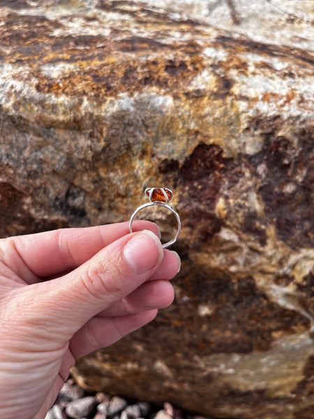 Raw Citrine Ring