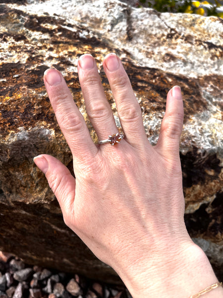 Raw Citrine Ring