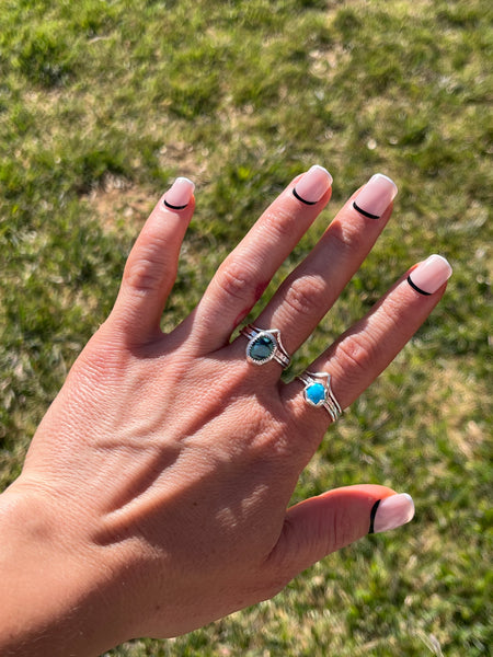 Dainty Turquoise Stackers