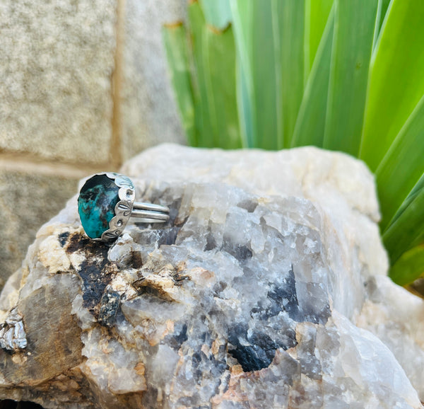 Turquoise Flora Ring