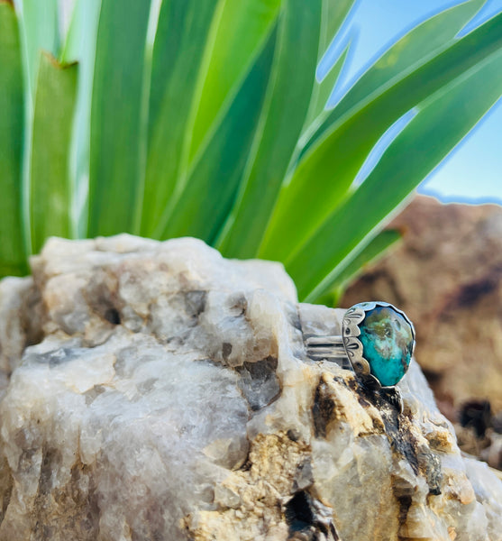 Turquoise Flora Ring