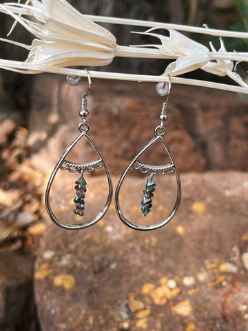 Tear Drop with Glass beads