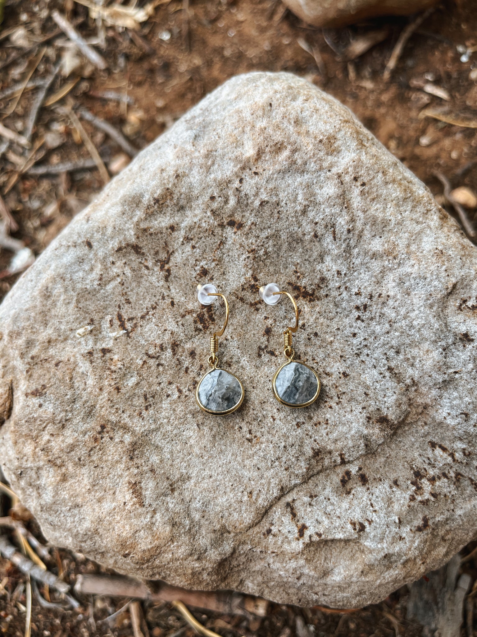 Picasso Jasper earrings