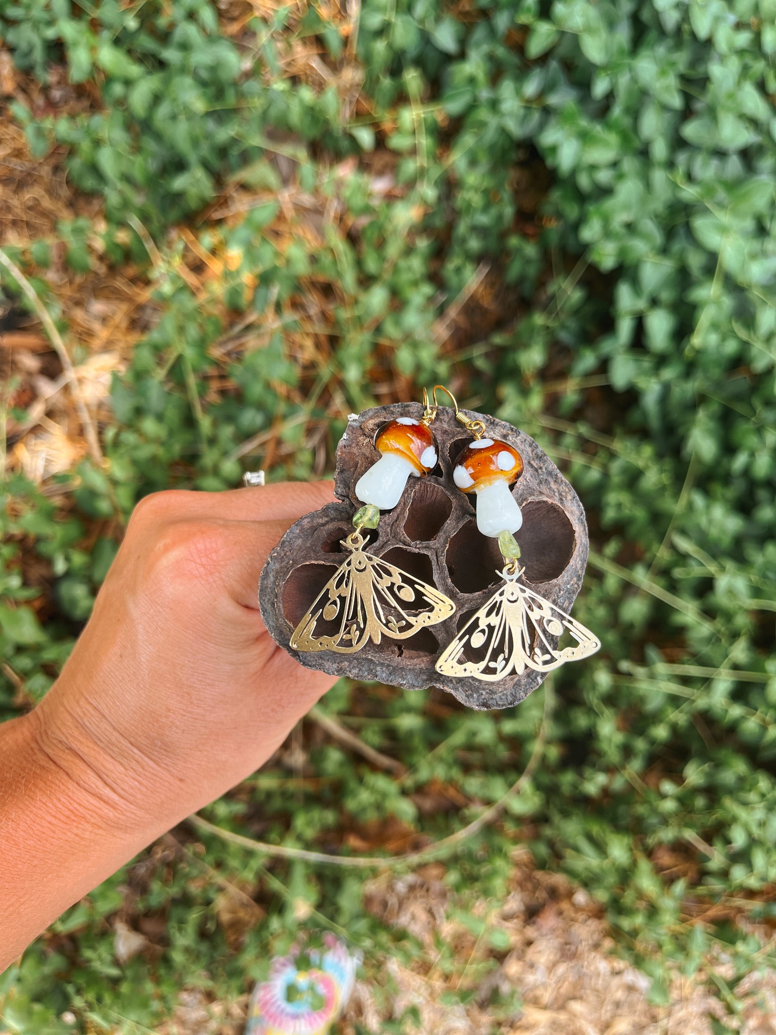 Mushrooms, Prehnite and Lunar Moths