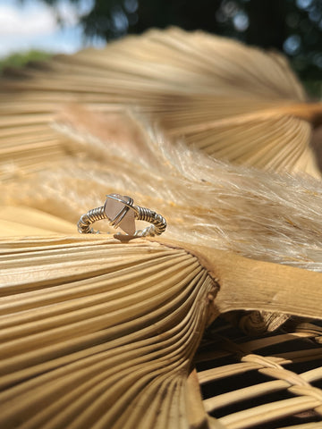 Sterling silver wire wrapped Rose Quartz