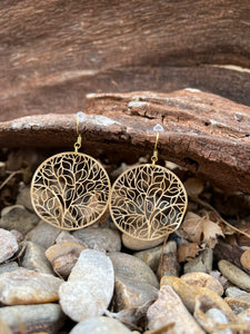 Gold Filigree Earrings