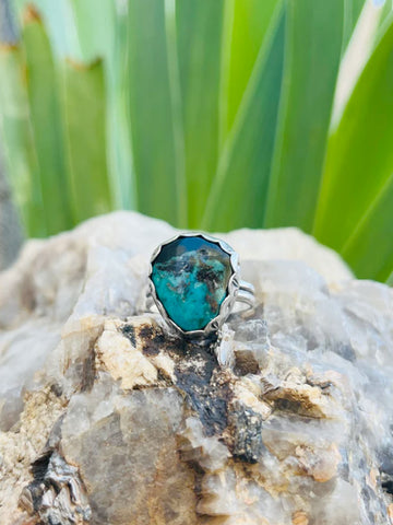 Turquoise Flora Ring